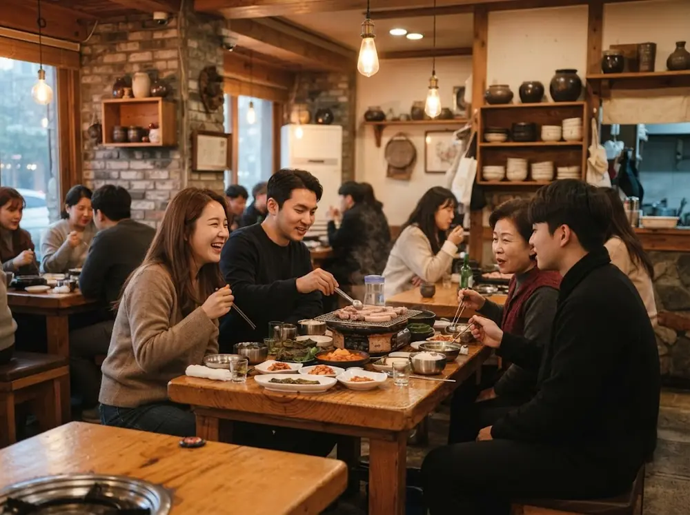 아늑한 가게 안